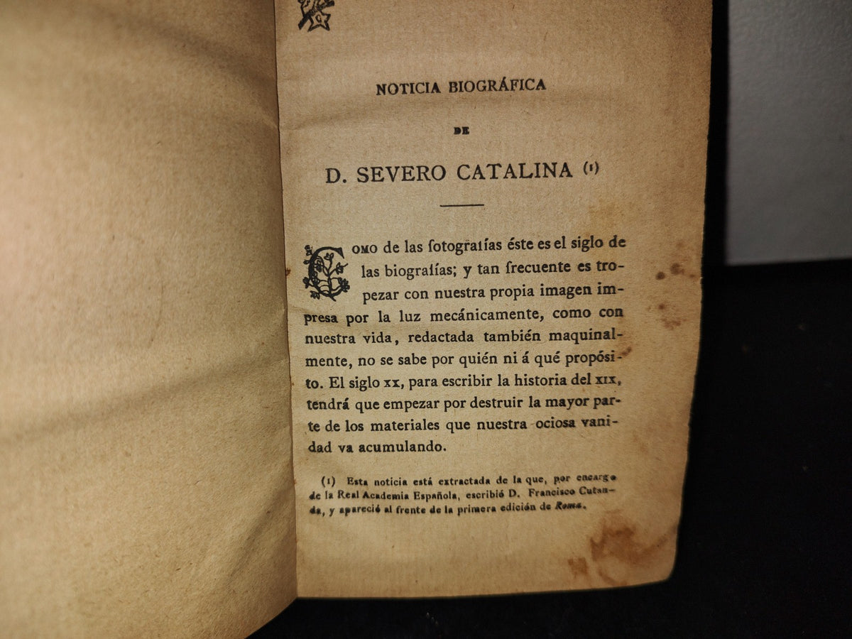 63- La Mujer. Apuntes Para Un Libro - D. Severo Catalina - 1920