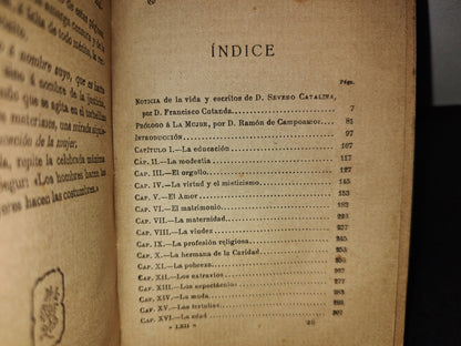 63- La Mujer. Apuntes Para Un Libro - D. Severo Catalina - 1920