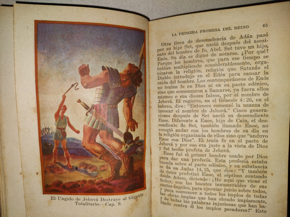 114- Antiguo Libro De La Watchtower, Testigos De Jehová: El Reino Se Ha Acercado - 1947