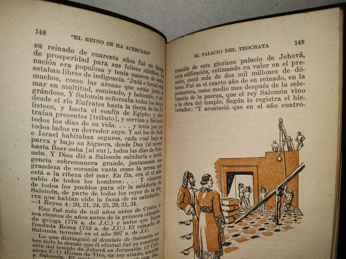 114- Antiguo Libro De La Watchtower, Testigos De Jehová: El Reino Se Ha Acercado - 1947
