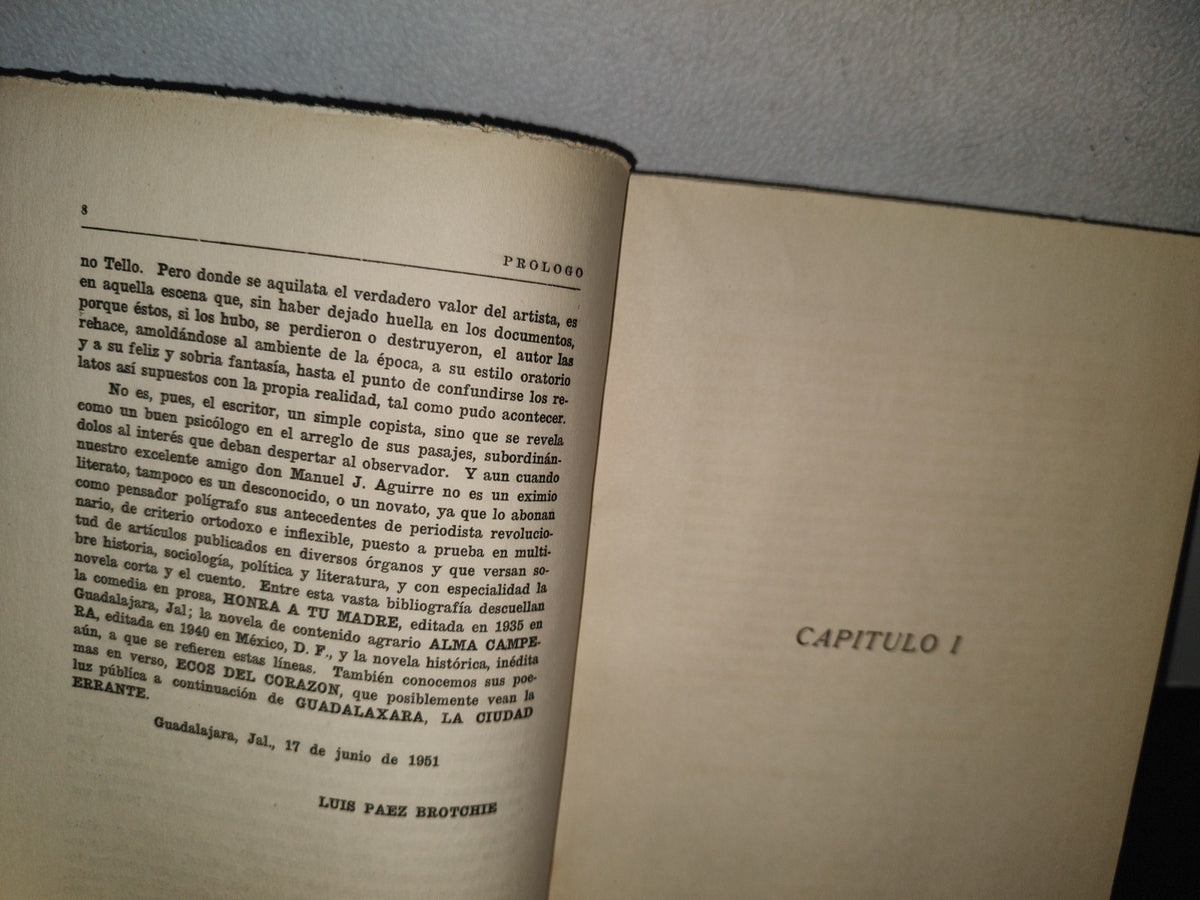 92- Guadalaxara. Ciudad Errante. Novela Histórica - Manuel J. Aguirre - México, Primera Edición, 1951