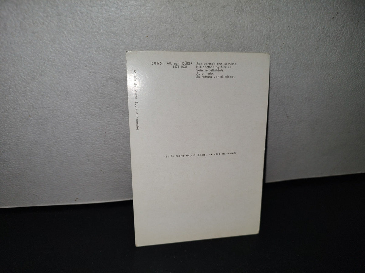 A10C1-2- Tarjeta Postal: Albrecht Dürer - Musée De Louvre - 70'S - 80'S