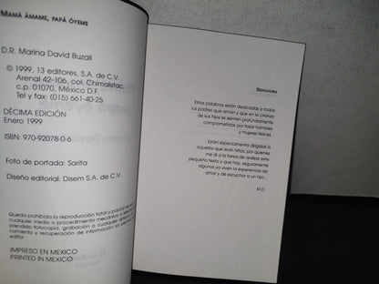 83- Mamá Ámame, Papá Óyeme (Quiénes Somos) - Marina David Buzali - 1999