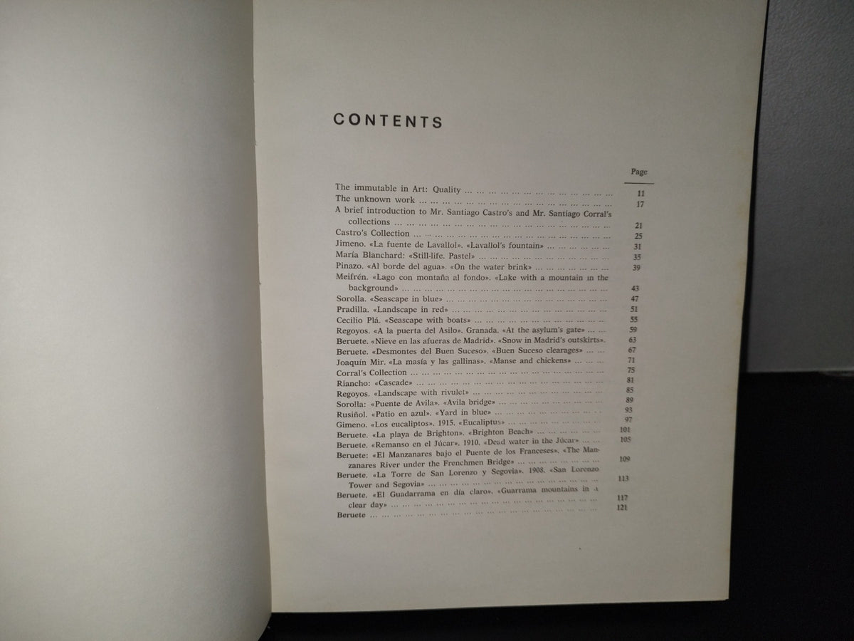 114- Spanish Impressionism In Private Collections. Monography By Antonio F. Fuster - 1974