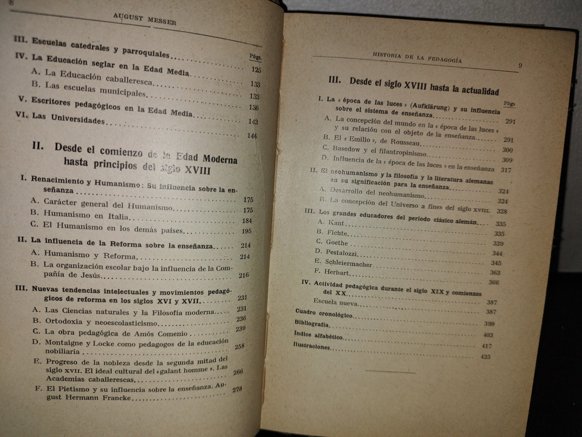 63- Historia De La Pedagogía - August Messer - 1935