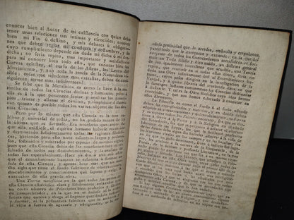 59- Elementos De Filosofía, Tomo III Elementos De Metafísica Sagrada Y Profana. Abate Paras Fanjas 1797