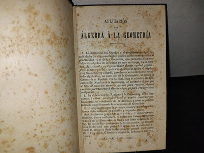 64- Compendio De Matemáticas Puras Y Mixtas. José Mariano Vallejo - Tomo Segundo - 1887