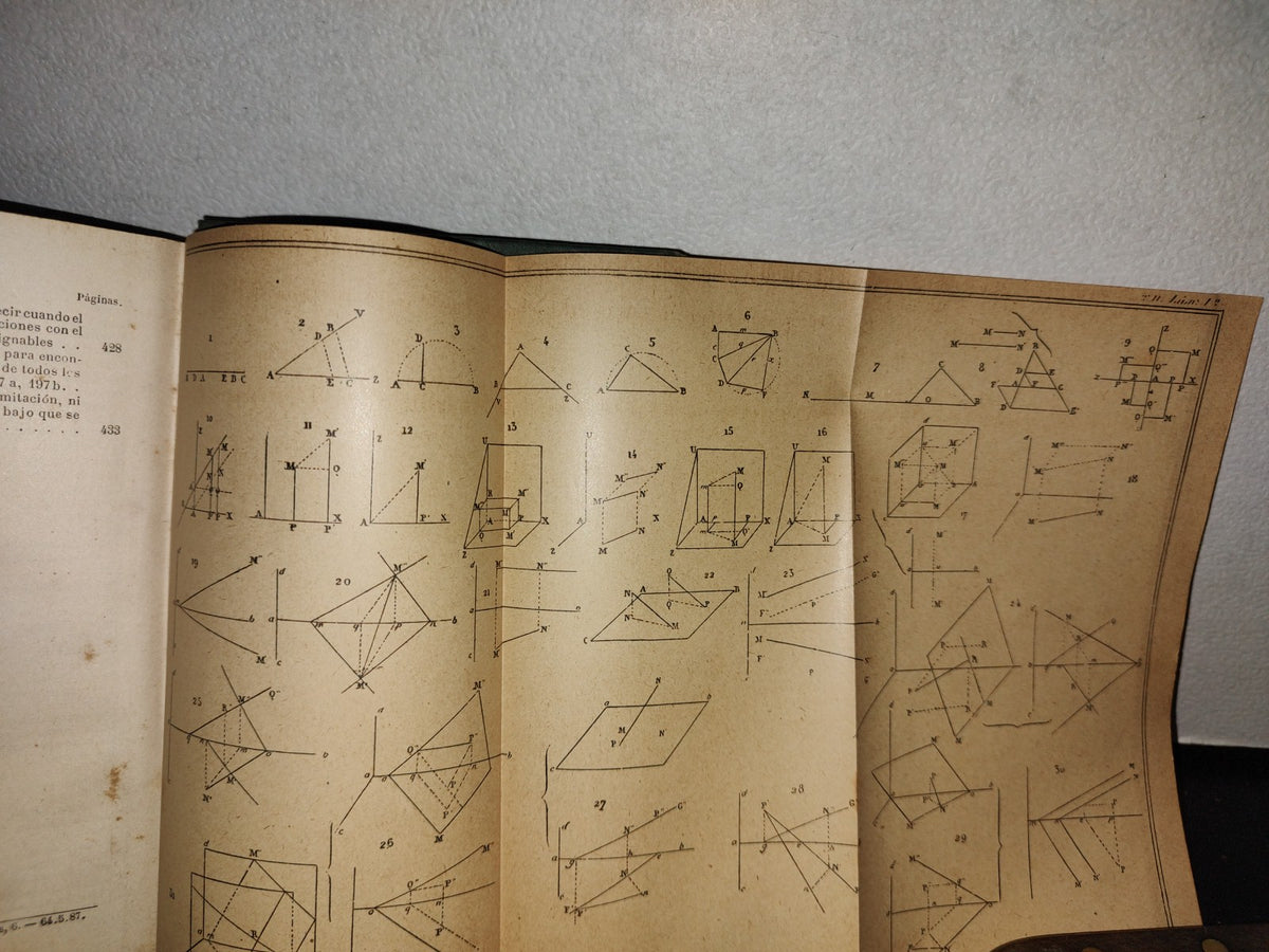 64- Compendio De Matemáticas Puras Y Mixtas. José Mariano Vallejo - Tomo Segundo - 1887