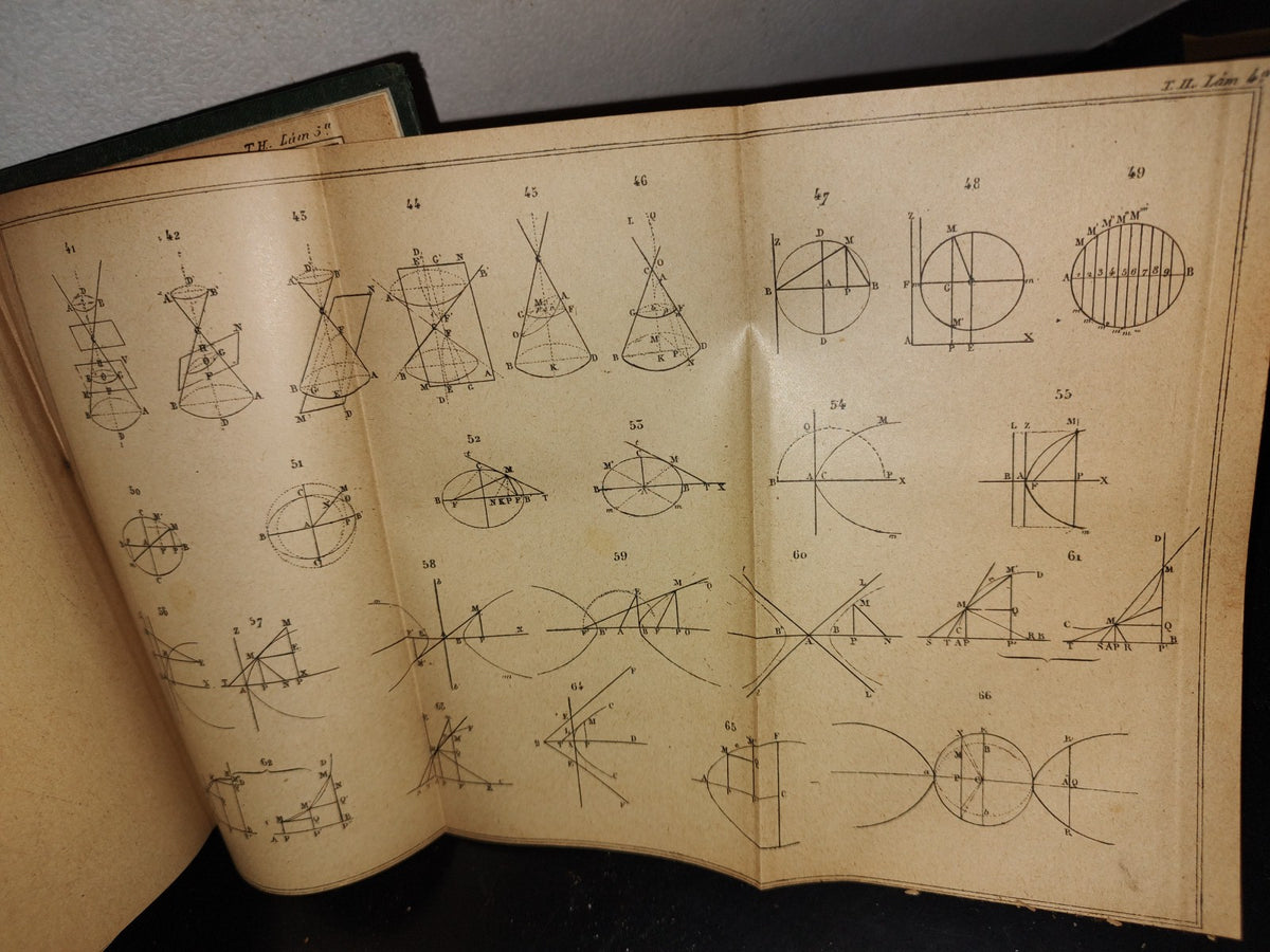64- Compendio De Matemáticas Puras Y Mixtas. José Mariano Vallejo - Tomo Segundo - 1887