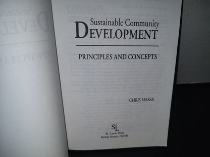 96- Sustainable Community Development. Principles And Concepts - Chris Maser