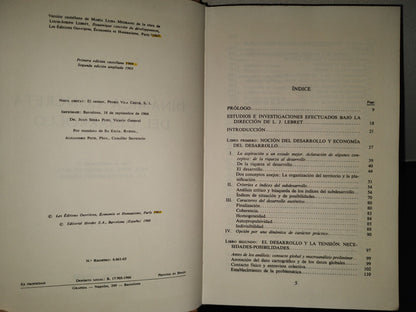 219- Dinámica Concreta Del Desarrollo - Louis Joseph Lebret. Barcelona, Editorial Herder, 1969
