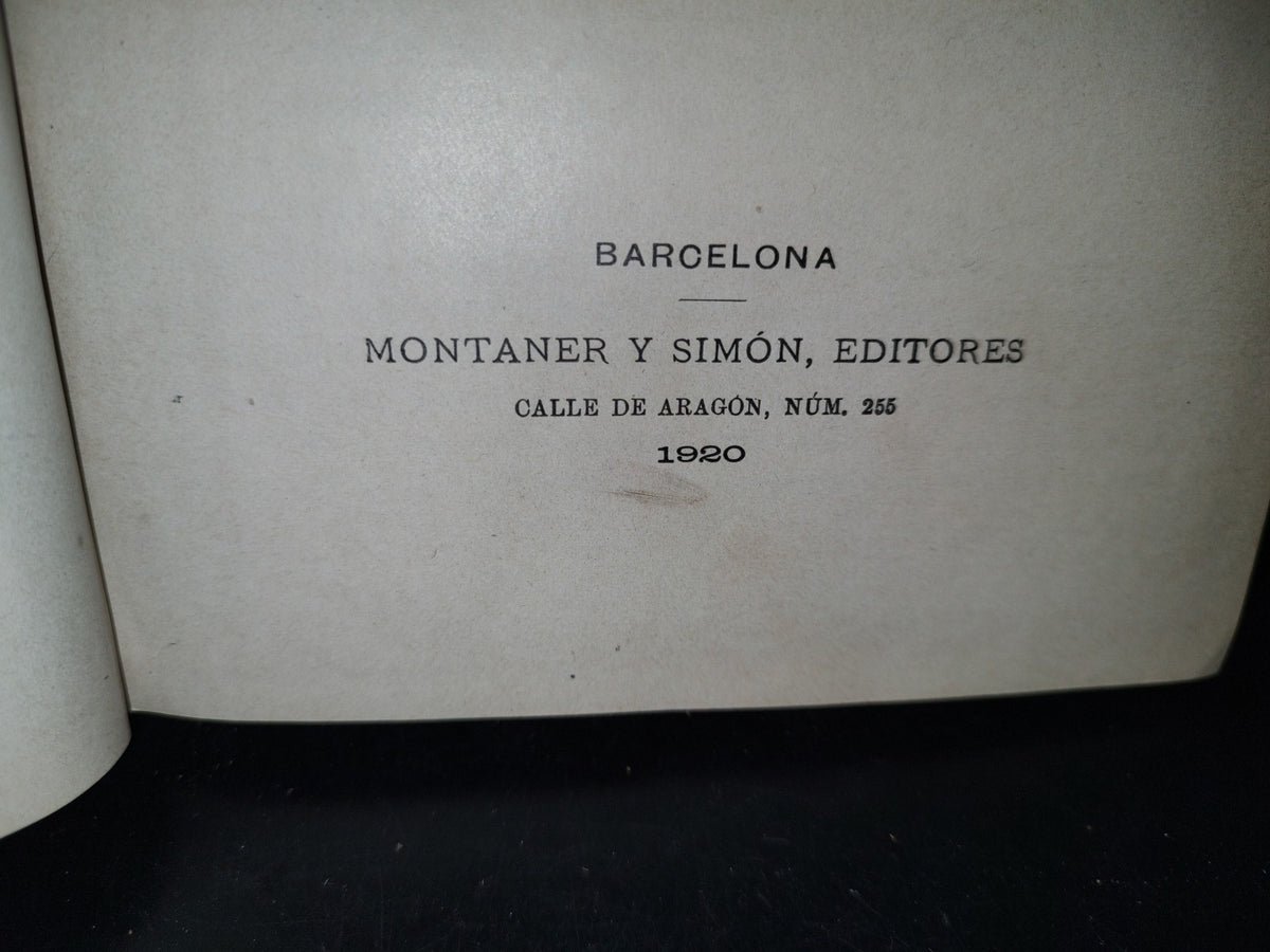 64- Historia Natural. Botánica. Don Odón De Buen, Tomo Octavo. Botánica I - 1920