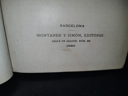 64- Historia Natural. Botánica. Don Odón De Buen, Tomo Octavo. Botánica I - 1920