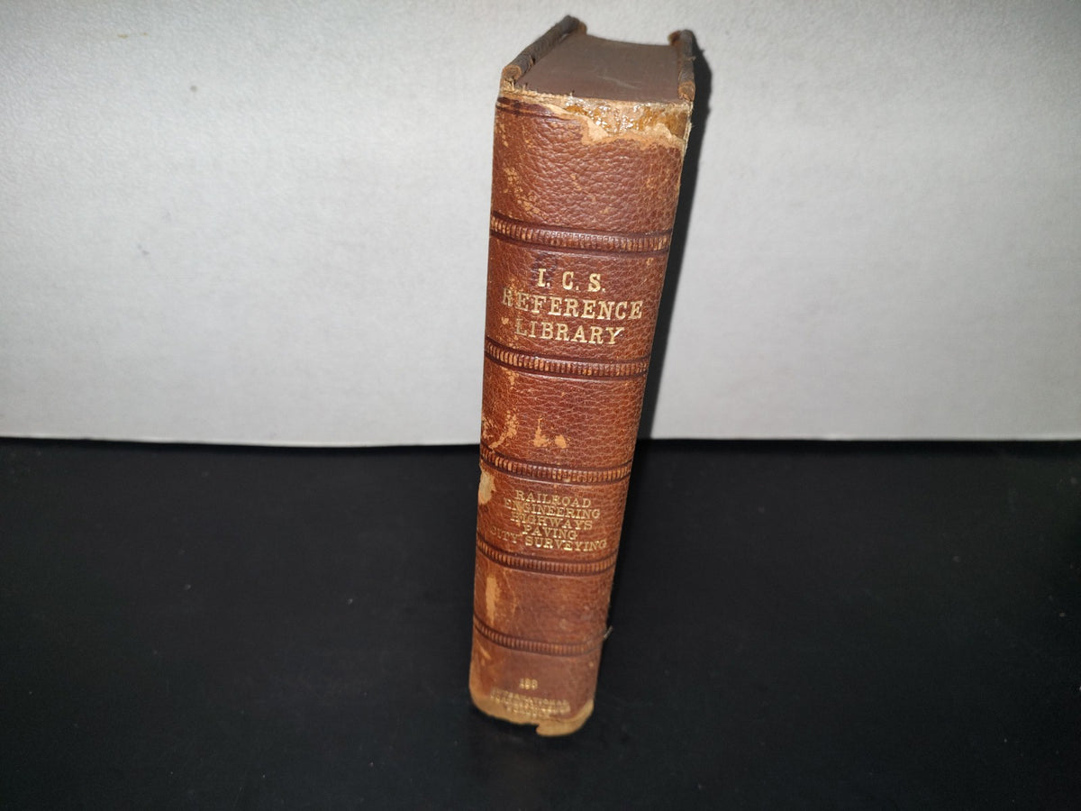83- Construcción De Ferrocarriles. I. C. S. Reference Library. Raildroad Engineering Highways - 1908