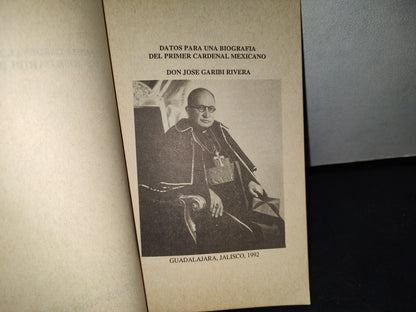 24- Cardenal José Garibi Rivera. Apuntes Para Su Biografía - Inocencio Valdés Salazar - Guadalajara Jalisco, 1992
