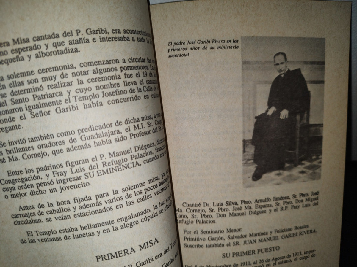 24- Cardenal José Garibi Rivera. Apuntes Para Su Biografía - Inocencio Valdés Salazar - Guadalajara Jalisco, 1992