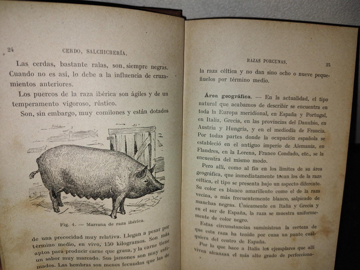 64- Cría Y Aprovechamiento Del Cerdo, Salchichería - Aug. Valessert 1800'S - 1900'S