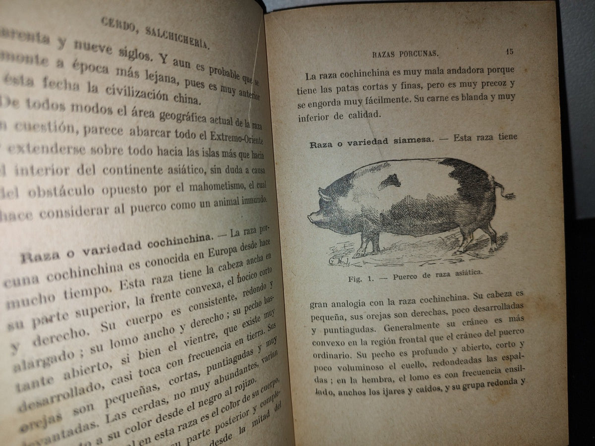 64- Cría Y Aprovechamiento Del Cerdo, Salchichería - Aug. Valessert 1800'S - 1900'S