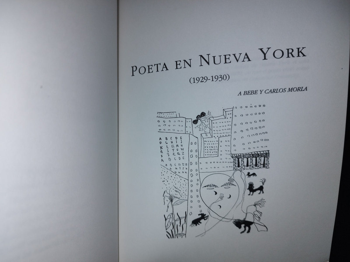 87-2- Romancero Gitano / Poeta En Nueva York... - Federico García Lorca. Editorial Óptima 2000