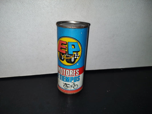 A3- Lata Cerrada Vintage De Aceite Para Autos, Marca Ep. Motores A 2 Tiempos - 70'S