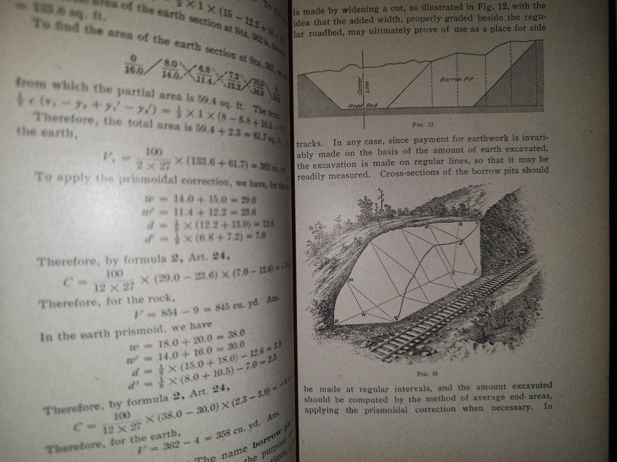 83- Construcción De Ferrocarriles. I. C. S. Reference Library. Raildroad Engineering Highways - 1908
