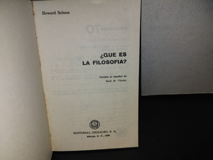 101- ¿Qué Es La Filosofía? - Howard Selsam