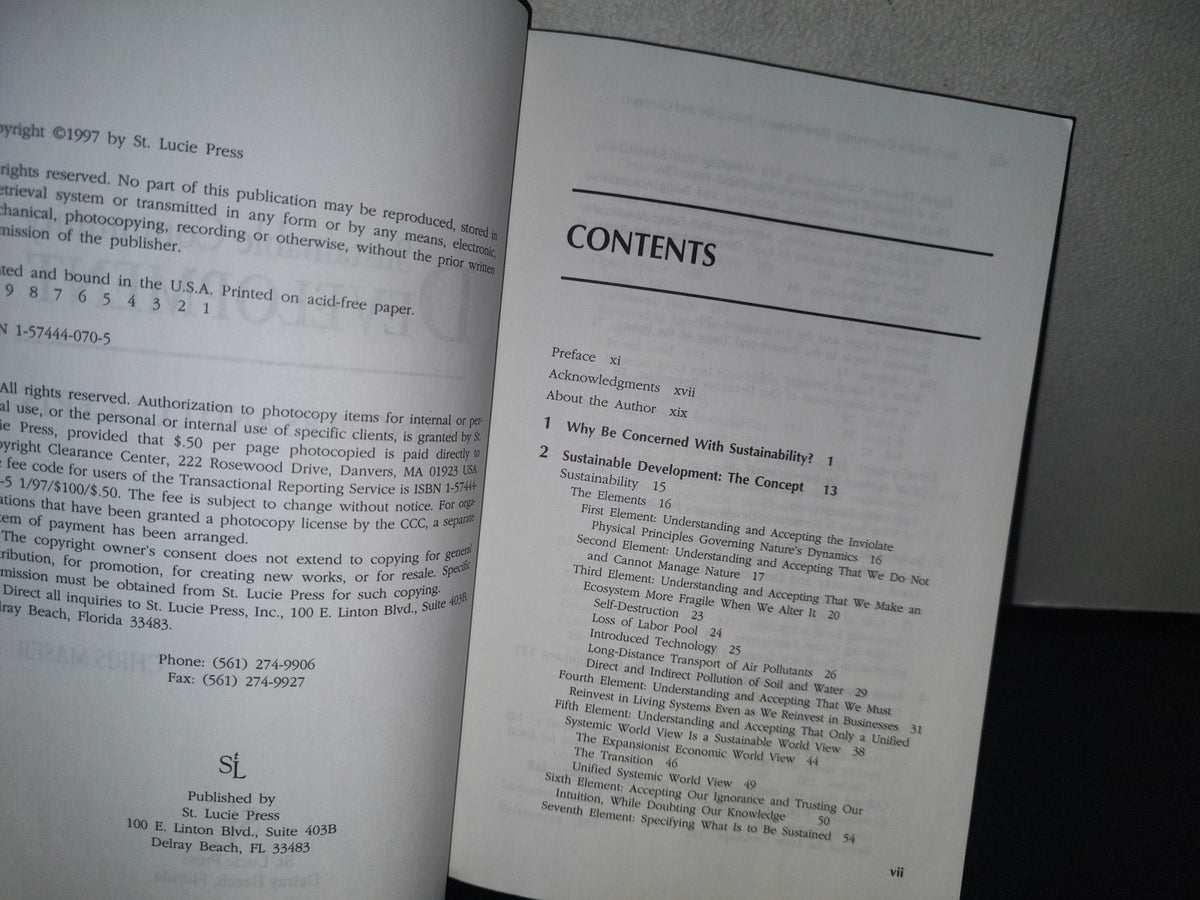 96- Sustainable Community Development. Principles And Concepts - Chris Maser