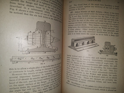 83- Construcción De Ferrocarriles. I. C. S. Reference Library. Raildroad Engineering Highways - 1908