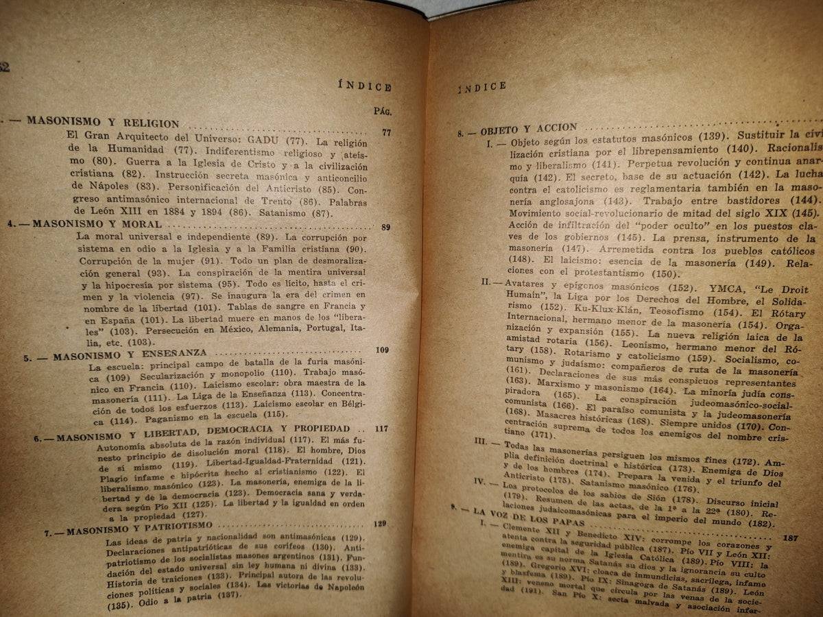 57- Masonería. Historia De Los Hermanos Tres Puntos - Alberto J. Triana - 1960