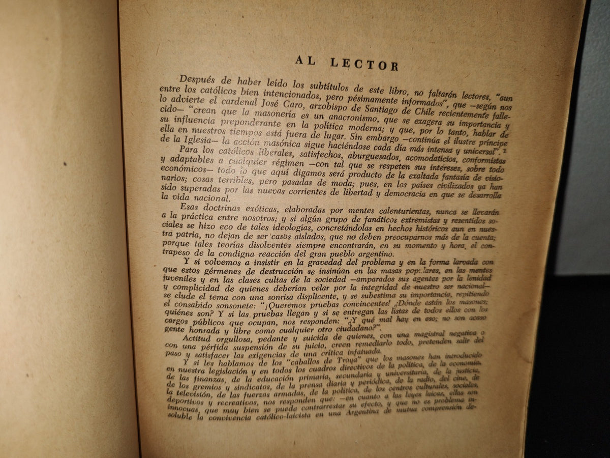 57- Masonería. Historia De Los Hermanos Tres Puntos - Alberto J. Triana - 1960