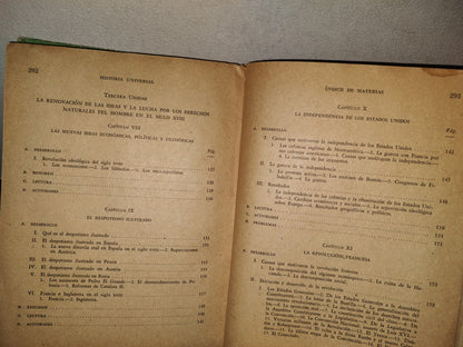 114- Historia Universal. Segundo Curso - Santiago Hernández Ruiz - Editorial Esfinge - 1958