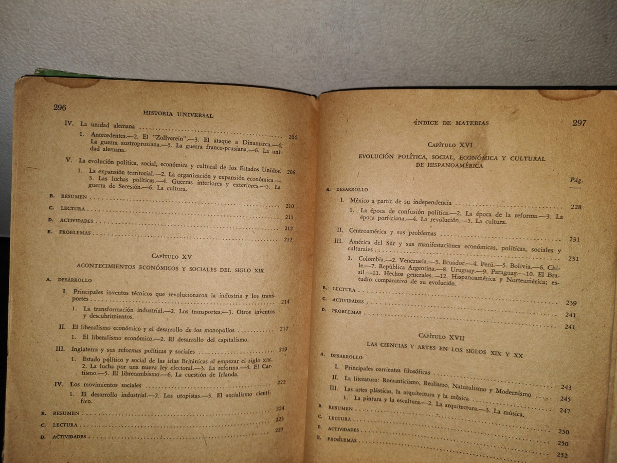 114- Historia Universal. Segundo Curso - Santiago Hernández Ruiz - Editorial Esfinge - 1958