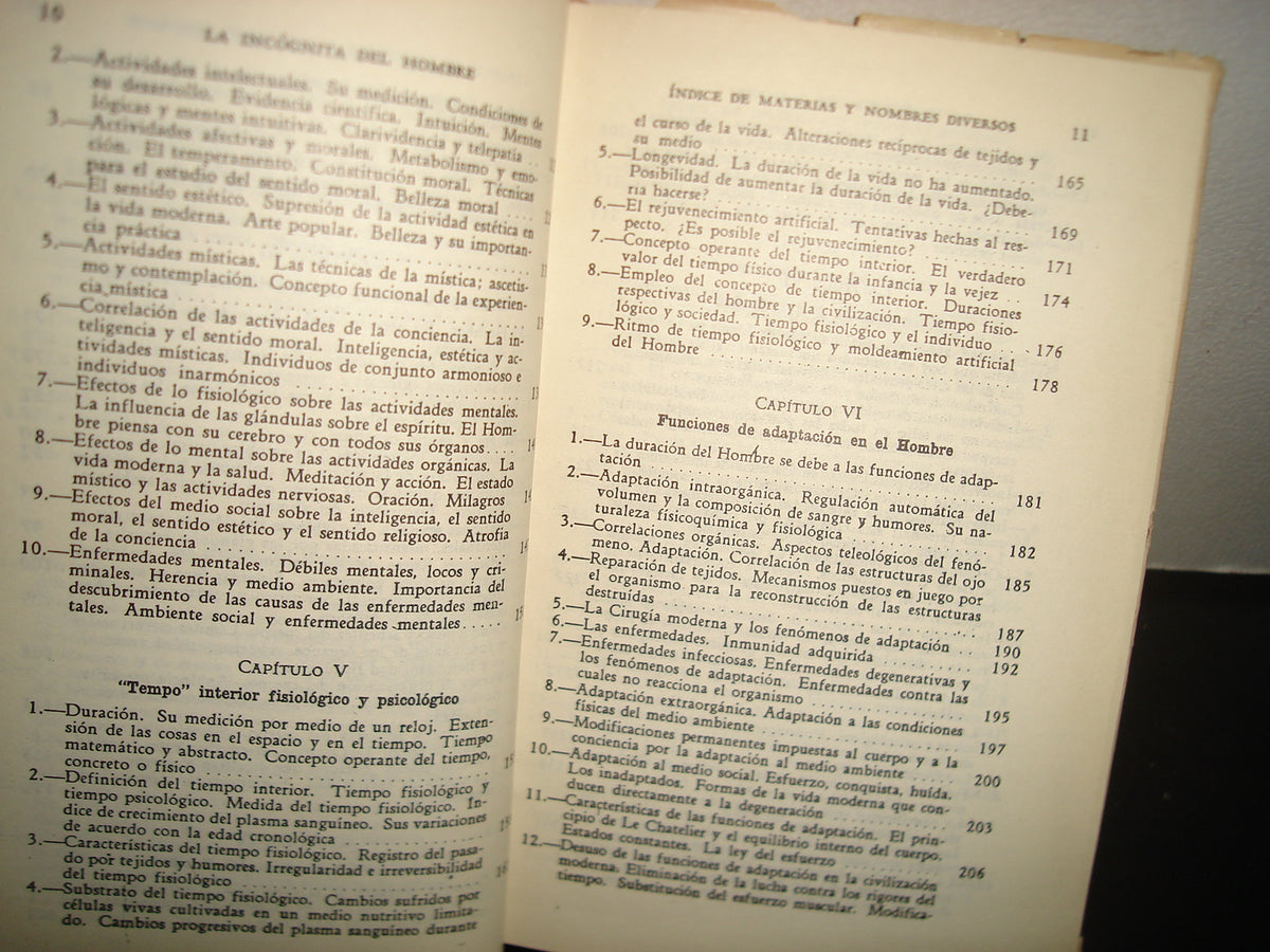 38- La Incógnita Del Hombre - Dr. Alexis Carrel - Editorial Época, S. A.
