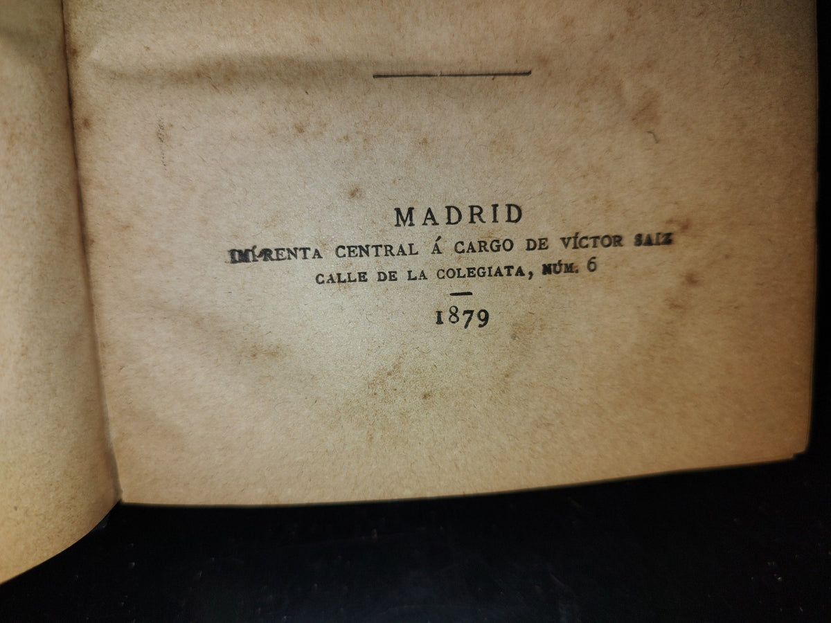 63- Estudios Políticos - Lord Macaulay. Madrid. Imprenta Central A Cargo De Víctor Saiz, 1879