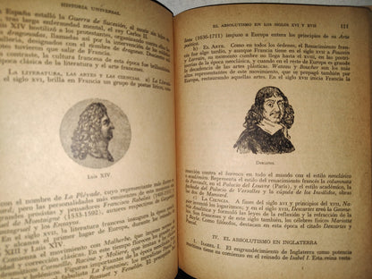 114- Historia Universal. Segundo Curso - Santiago Hernández Ruiz - Editorial Esfinge - 1958