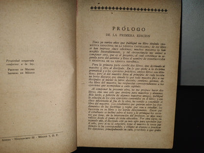 93- Construcción Y Escritura De La Lengua Española - Miguel Salinas - México 1959