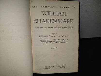 114- The Complete Works Of William Shakespeare, Volume Two - Nelson Doubleday, Inc. - 60'S, 70'S