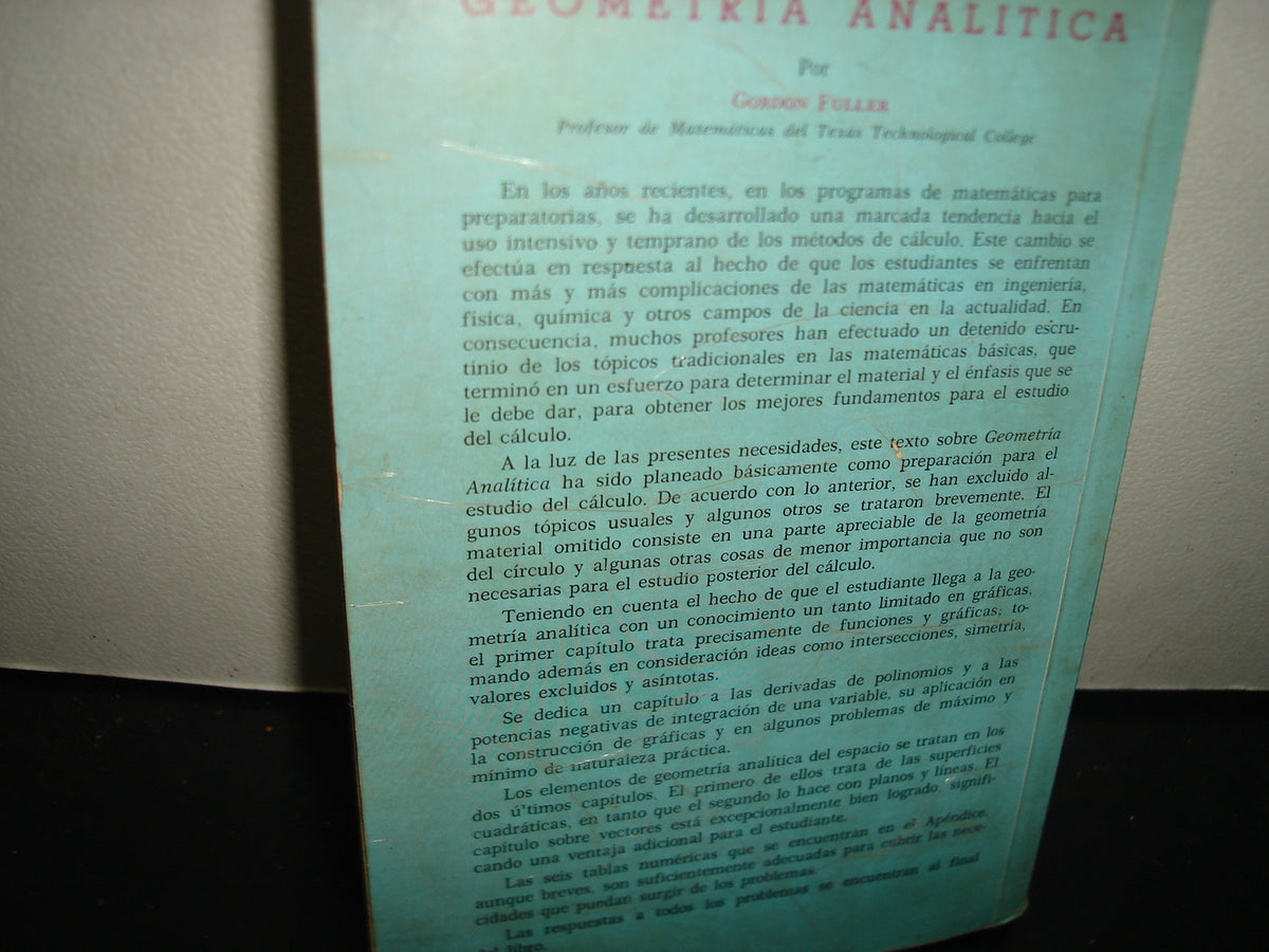 34- Geometría Analítica - Gordon Fuller