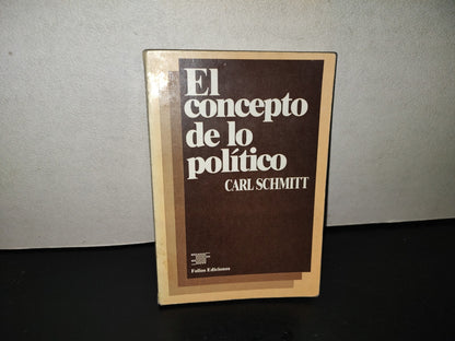 202- El Concepto De Lo Político - Carl Schmitt - 1984