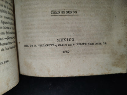 65- La Civilización En Los Cinco Primeros Siglos Del Cristianismo. Tomos 1 Y 2. Emilio Castelar 1868