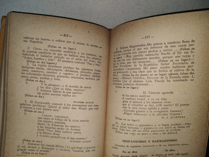 93- Construcción Y Escritura De La Lengua Española - Miguel Salinas - México 1959