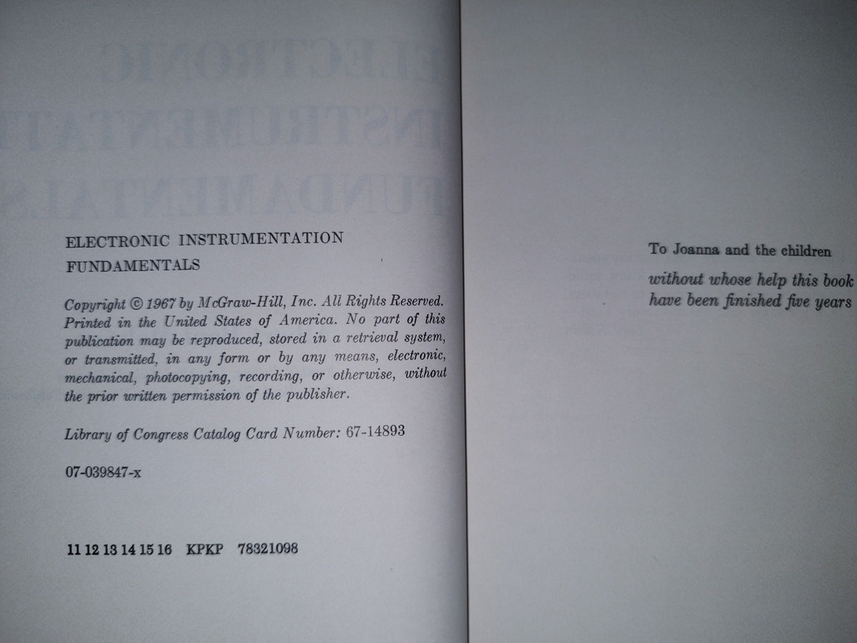 66- Electronic Instrumentation Fundamentals - Albert Paul Malvino - 1967