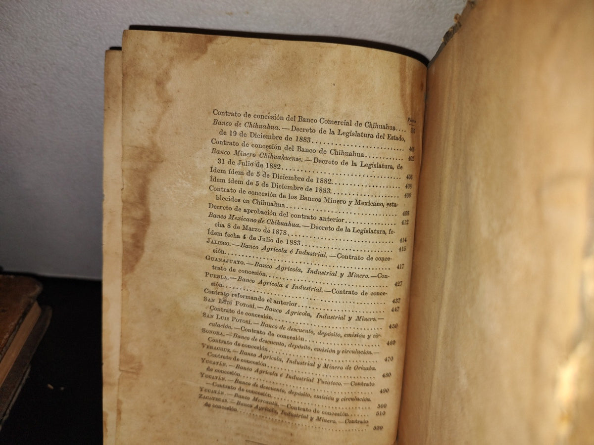 64- Estudio Histórico Y Filosófico Sobre La Legislación De Los Bancos - Luis G. Labastida - 1889