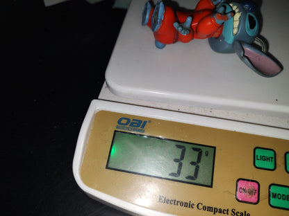 A3- Figura De McDonald'S Articulada. Disney Lilo & Stitch - Stitch En Traje Rojo - 2000'S