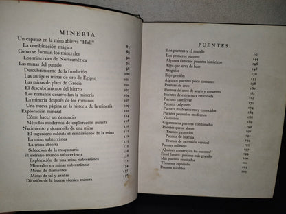 145- Mis Primeros Conocimientos. Automóviles, Minería, Puentes. Editorial Cumbre 1981