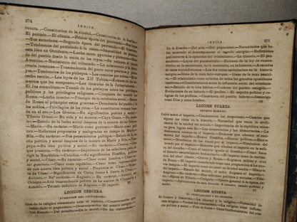 65- La Civilización En Los Cinco Primeros Siglos Del Cristianismo. Tomos 1 Y 2. Emilio Castelar 1868