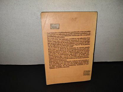 202- El Concepto De Lo Político - Carl Schmitt - 1984