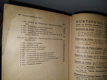 172- Tratado Popular De Física - Juan Kleiber, Dr. B. Karsten - 1940