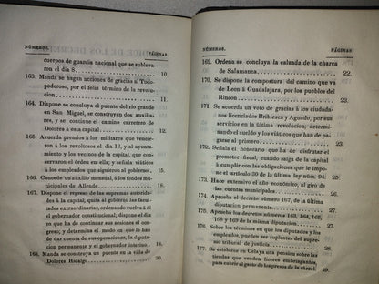 60- Decretos Expedidos Por El Octavo Congreso Constitucional Del Estado De Guanajuato, En Los Años De 1851 Y1852: Y Reglamentos Del Gobierno - Guanajuato, Impresor Por Felix Conejo Calle Del Ensaye Viejo, Número 3. - 1852