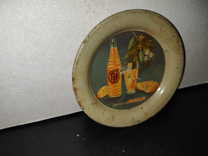 A5- Charola Vintage De Lámina. Soda: ”Pep, Auténtico De Naranja” - 60'S, 70'S